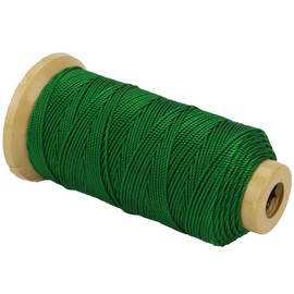 McFanBe Nylon Cord for Gardening, Marking DIY Projects, Masonry Crafts (Green, 1.5 mm - 328 Feet)