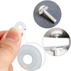 Mbsomnus Pack of 100 Plastic Washers M4-12 mm Nylon Washers