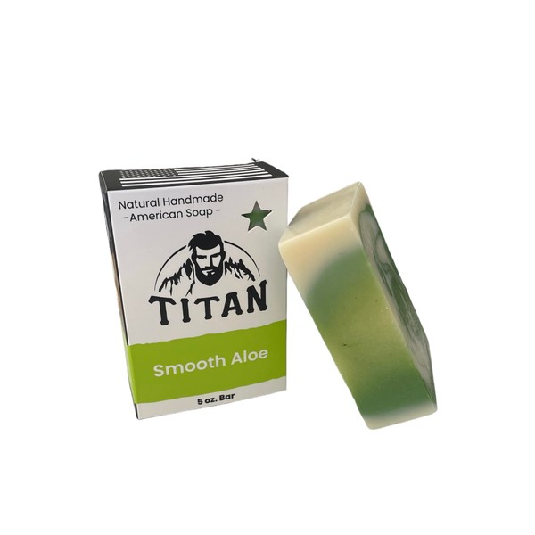 TITAN Natural Bar Soap for Men-Cold Process Soap Made With