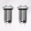WMYCONGCONG 2 PCS 12mm Latching Push Button Switch Waterproof Button