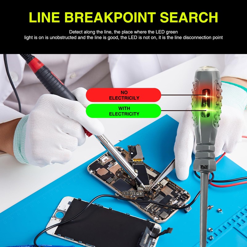 Leogony 3-120v circuit tester, car fuse test light Dc Voltage