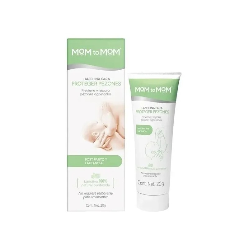 Mom To Mom Lanolina 20g Para Pezones Agrietados