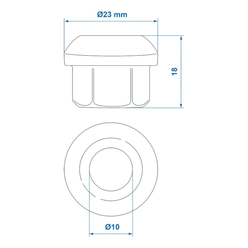 ProPlus Wheel Nut M12 x 1.5 Conical Ball Set of