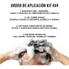 Kit 4x4 Profesional Hombre Barba + Cabello Cuidado Total