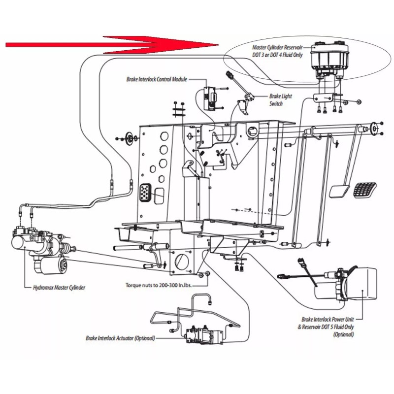 Bosch Reservoir Bosch Hydro-Max Master Cylinder Kodiak Topkick Isuzu F750