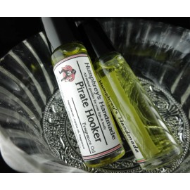 Humphrey's Handmade PIRATE HOOKER Women's Tropical Cologne Oil, Roll On Jojoba, Stocking Stuffer