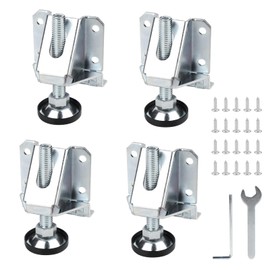 DBREAKS Furniture Levelling Feet, 4 Pieces Heavy Duty Adjustable Leveler, Adjustable Furniture Feet, Furniture Leveler, Height Adjustable Threaded Feet, Cabinet Feet & Base Feet with Locking Nuts