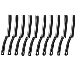 DuDuZui Pack of 10 Hard Bristle Corner Cleaning Brush, Split Cleaning Brush, Hard Bristles Corner Cleaning Brush, Great for Deep Cleaning of Windows, Bathrooms, Kitchen Sinks and Tile Joints