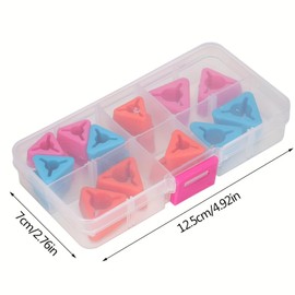 18 Pcs Knitting Needle Stopper Crochet Hooks Stitch Needle Stopper Knitting Needle Cap Needle Part Knitting Accessories DIY Knitting Tool for Knitting Craft,Quilting, DIY Art and Sewing