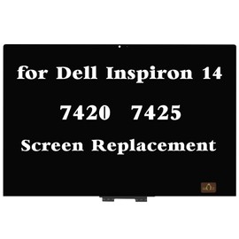 GBOLE Screen Replacement for Dell Inspiron 14 7420 7425 2-in-1 P161G P161G001 14.0" WUXGA 1920x1200 IPS LCD Display Touch Screen Digitizer Assembly with Touch Control Board (No Bezel)
