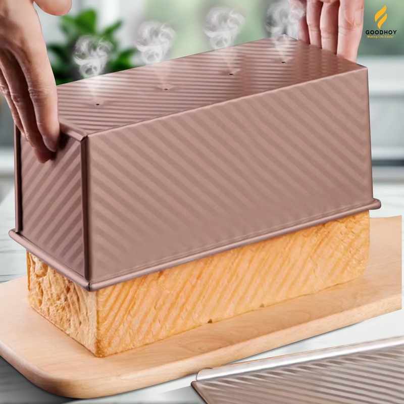 Pullman Loaf Pan with Lid, Ideal for Bread Lovers, Perfect