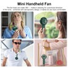 NONLOCK 2 IN 1 Portable Handheld Fan,Mini Personal Fan,Neck Fan,Powerful