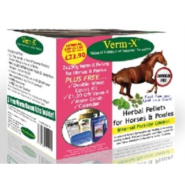 Trilanco Verm-X Horses Herbal Pellets - Clear, One Size