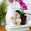 Roman 12926 Cherished Teddies Theo and Olivia Wedding Couple Figure,
