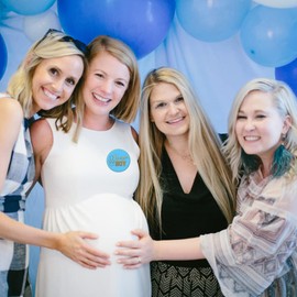 Pack of 48 Gender Reveal Stickers Round Gender Reveal Stickers Team Boy and Team Girl Stickers for Baby Shower Decorations Party Supplies