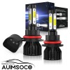 AUIMSOCO HB5 9007 LED Headlight Bulbs High Low Beam 10000W