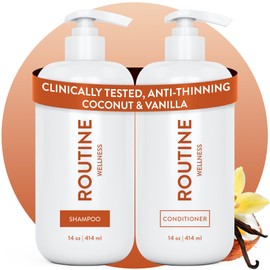 Routine Wellness Set de Champú y Acondicionador para Un Cabello Más Fuerte - Biotina  Color Seguro  Sin Sulfatos  Vegano  Probado Clínicamente...     