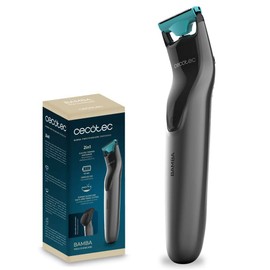 Cecotec 2-in-1 Haarschneidemaschine Bamba PrecisionCare OneShave. Kabelloser Rasierer und Trimmer, 45 Minuten Akkulaufzeit, Edelstahlklingen und verstellbarer Kammaufsatz