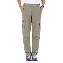 Nonwe Women's Lightweight Outdoor Sport Convertible Quick-Drying Pants Khaki S/32 Inseam