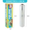 ECOOPTS Cling Wrap Plastic Food Wrap with Slide Cutter and