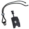 Metal Detector Friendly Lanyard with Badge Holder - 2 Card