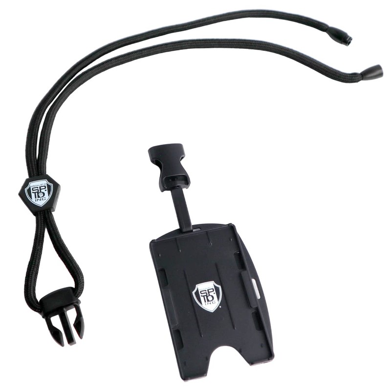 Metal Detector Friendly Lanyard with Badge Holder - 2 Card