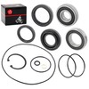 Rear Axle brake drum Wheel seal bearing O RING kit