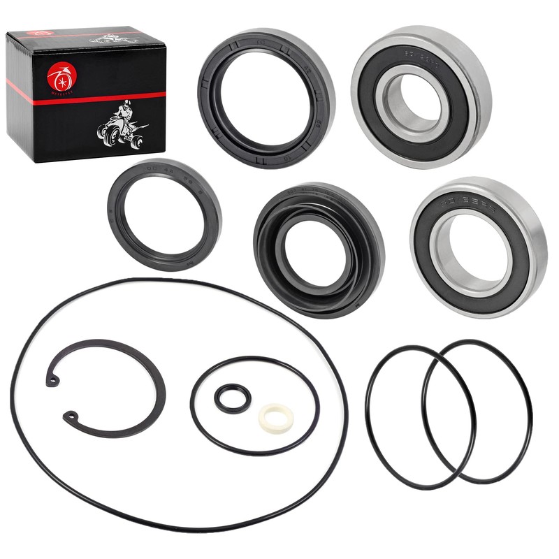 Rear Axle brake drum Wheel seal bearing O RING kit