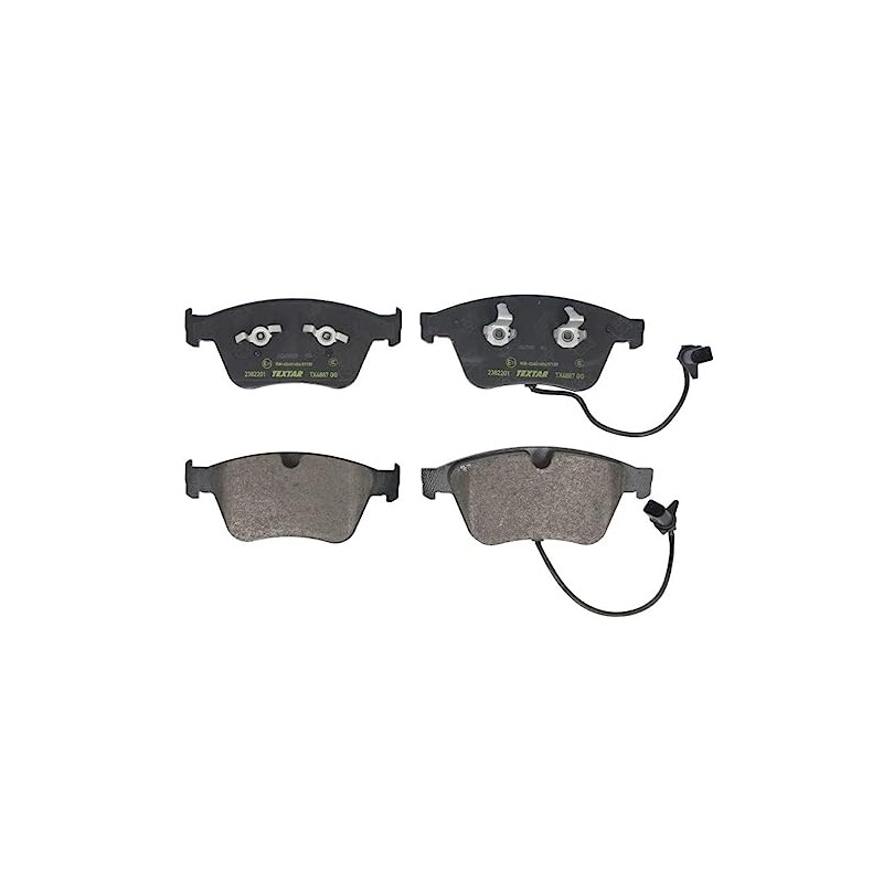 Textar Brake Pad Set For Disc Brake, 2382201
