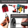 M&A Quality® Drill brush attachment set, set of 6 soft