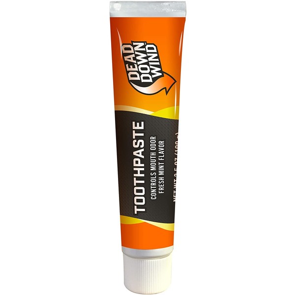 Dead Down Wind Toothpaste | 3.5 oz | Fresh Mint | Hunting Accessories | Odor Eliminator for Hunting | Controls Mouth Odor