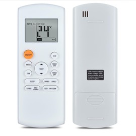 HZIME New RG57A7/BGEF Replacement AC A/C Remote Control Compatible for Midea MrCool Pioneer Air Conditioner RG57B/BGE RG57B2/BGE RG57/BGE RG57A6/BGEFU1 RG57D/BGE RG57A/BGE CR166-RG57A6EU-6