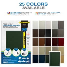 Pelle Patch - Cracked Leather Repair Kit - 25 Colors Available - Original 11x16 - Medium Green