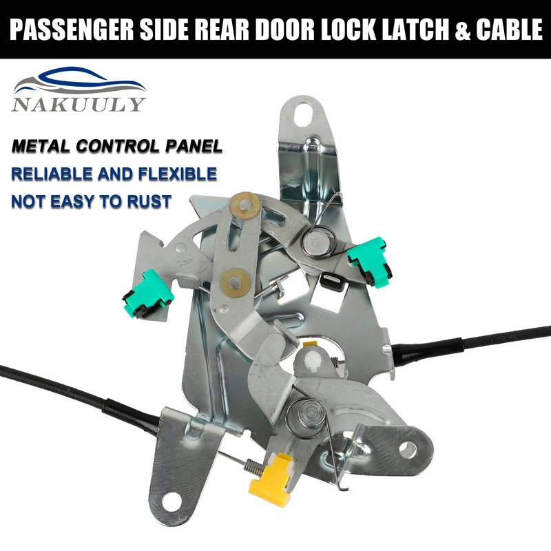 Nakuuly Left Driver Side Rear Door Lock Latch & Cable