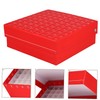 Mobestech 81grid Cardboard Tube Storage Box for Sample Vials Freezer