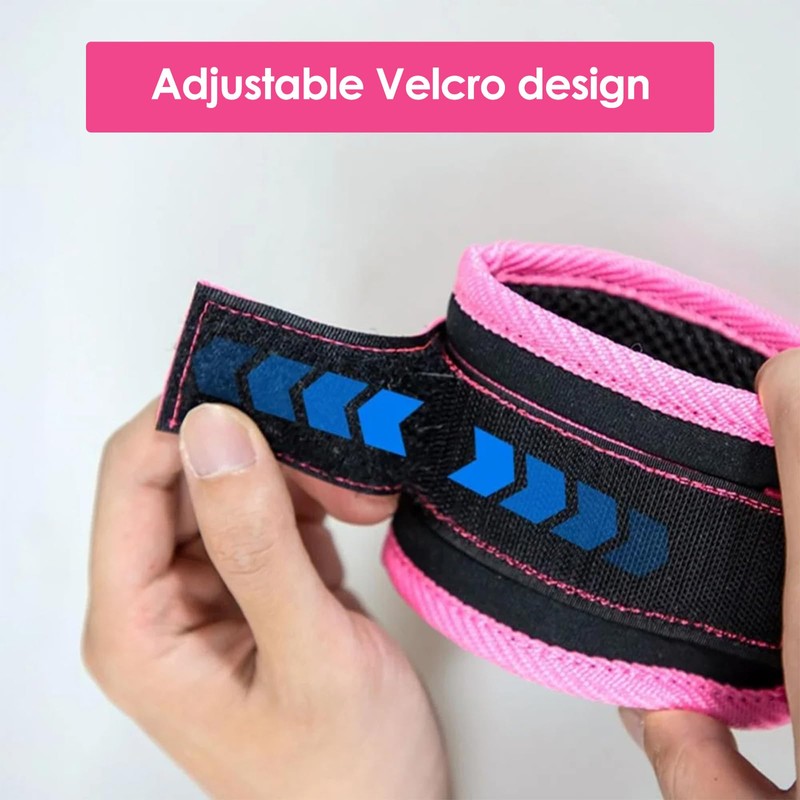 2pcs Adjustable Ankle Straps for Cable Machine with 2 Gourd-Shaped
