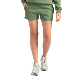 Carlheim Harper Lounge Women's Sweat Shorts, Green, L