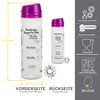 875 ml Pancake Shaker (Purple) with Recipe Print for Pancakes,