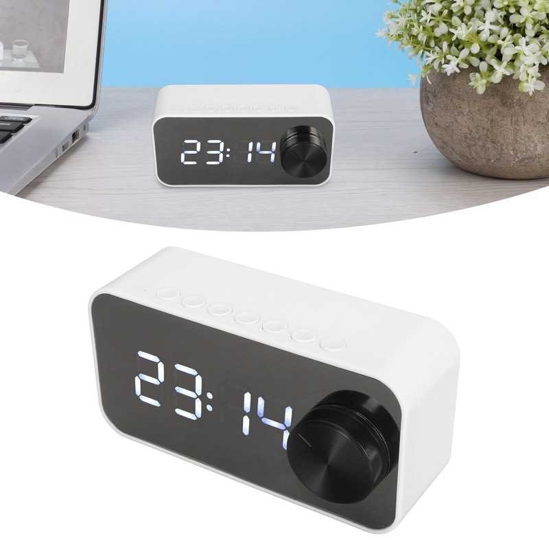 Wireless Bluetooth Speaker Multifunction Noise Cancelling Temperature Display Voice Broadcast