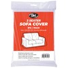 Polythene Plastic Sofa Chair Cover | Protective Dust Sheet for
