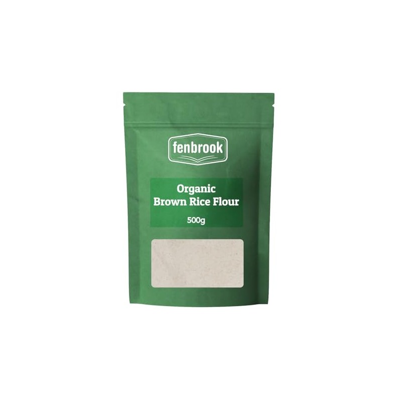 Organic Brown Rice Flour 500g | Certified Organic by Fenbrook