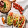 Bekith Taco Holder Stand 6 Pack, Stainless Steel Taco Holder