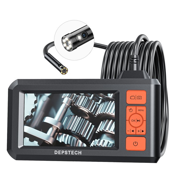 DEPSTECH DEPSTECH Dual Lens Industrial Endoscope, 1080P Digital Borescope Inspection