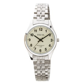 Klefer TE-AL148-CHS Analog Women's Waterproof Metal Band Silver Wrist Watch, gold, Bracelet Type