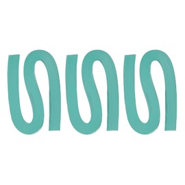 PATIKIL 360pcs Quilling Strips Paper 1/8"(3mm) 21"(54cm) Origami Paper Quilling Strip for Art DIY Hand Craft Christmas, Turquoise Green