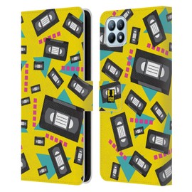 Head Case Designs Tapes Pop Trends Leather Case for Oppo Reno4 SE 5G
