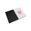 400 Quality Heart Shaped Pastel Coloured Removable Sticky Notes 76x76mm