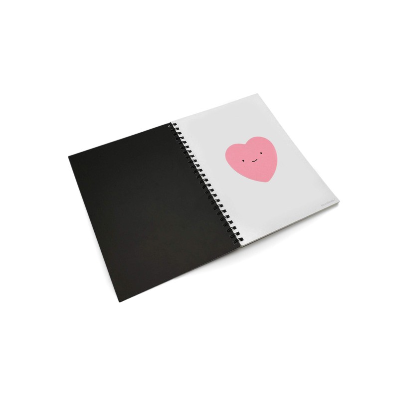 400 Quality Heart Shaped Pastel Coloured Removable Sticky Notes 76x76mm