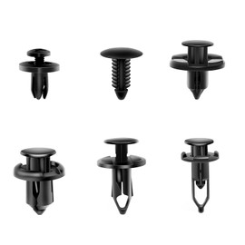 Nilight 400PCS Car Retainer Clips 6mm 7mm 8mm 9mm 10mm Expansion Screws Replacement Kit Bumper Push Rivet Clips for GM Ford Toyota Honda Chrysler Nissan,2 Years Warranty