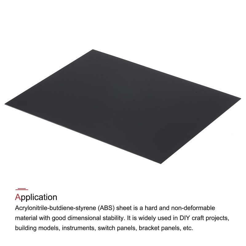 MECCANIXITY ABS Plastic Sheet 10 Inch x 8 Inch x